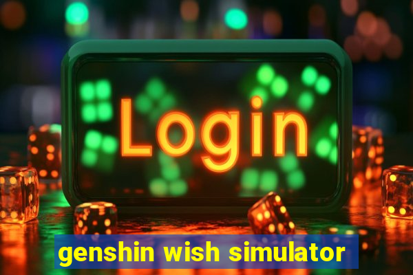 genshin wish simulator